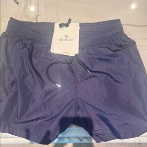 Moncler Dark Blue Swim Shorts